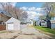 Detached garage and spacious area provide functionality and lots of outdoor space at 422 N Oxford St, Indianapolis, IN 46201