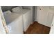 Washer and dryer appliances in the laundry room at 480 Village Blvd, Mooresville, IN 46158