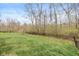 Picture of the green fenced backyard featuring mature trees at 6535 Heben Ct, Indianapolis, IN 46113
