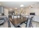 Bright dining area seamlessly connects to the kitchen and living room, great for gatherings at 6535 Heben Ct, Indianapolis, IN 46113