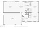 Floor plan of the first floor with measurements and layout at 7048 Millet Ln, Avon, IN 46123