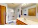 Functional bathroom featuring a shower, a vanity with ample counter space, and neutral finishes at 8142 Bentley Farms Dr, Indianapolis, IN 46259