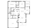 Detailed floor plan showing layout of rooms, including bedrooms, bathrooms, kitchen, and living spaces at 8142 Bentley Farms Dr, Indianapolis, IN 46259