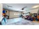 Spacious two car garage with lots of storage and an insulated garage door at 8142 Bentley Farms Dr, Indianapolis, IN 46259