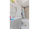 Functional bathroom featuring a shower/tub combination and updated fixtures at 9448 Burrwood Cir, Indianapolis, IN 46235