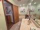 Bathroom featuring jacuzzi bathtub, modern fixtures, and neutral-toned decor at 1066 Woodridge, Brownsburg, IN 46112