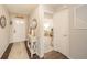 Welcoming entryway with stylish decor, a decorative table, and seamless flow into other rooms at 12319 Wolf Run Rd, Noblesville, IN 46060