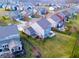 A picturesque aerial view of a vibrant, well-maintained residential neighborhood at 14059 Knightstown E Dr, Carmel, IN 46033