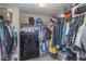 Spacious walk-in closet with ample storage, shelving, and hanging space for organization at 1458 Longleaf St, Avon, IN 46123