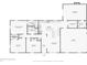 Detailed floor plan showcasing the layout of the home, including the placement of rooms and features at 1526 Chapman Dr, Greenfield, IN 46140