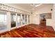 Bright living area with hardwood floors and sliding glass doors, perfect for entertaining or relaxing at 1920 Mystic Bay Ct, Indianapolis, IN 46240