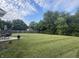 Lush, grassy backyard offers plenty of space for recreation and outdoor activities at 439 Pleasantview Dr, Greenwood, IN 46142