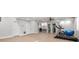 Spacious finished basement, perfect for a home gym and storage space at 5202 Logan Ln, Indianapolis, IN 46250