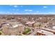 Aerial view showcases a historic courthouse surrounded by shops, streets, and a charming cityscape at 524 N Meridian St, Lebanon, IN 46052