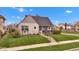 Attractive home with beautiful lawn and landscaping, a charming front porch, and inviting curb appeal at 524 N Meridian St, Lebanon, IN 46052