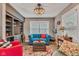 Comfortable living area with stylish decor, designer furniture, and natural light at 524 N Meridian St, Lebanon, IN 46052