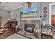 Comfortable living room featuring a stylish fireplace and open layout at 524 N Meridian St, Lebanon, IN 46052