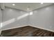 Basement bedroom with neutral walls and sleek, modern flooring at 5442 W 400 N, Fairland, IN 46126