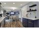 Open floor plan featuring kitchen with adjacent dining area at 594 N Shore Blvd, Franklin, IN 46131