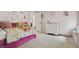 Cozy bedroom with light pink walls, a plush bed and white dresser at 7391 Blanford Dr, Plainfield, IN 46168