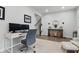 Bright office featuring a modern desk, stylish chair, and elegant decor at 7391 Blanford Dr, Plainfield, IN 46168