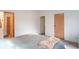 Bedroom with windows, carpet and lamps at 10614 W Hickory Ct, Quincy, IN 47456
