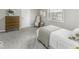 Neutral bedroom featuring a comfortable single bed and updated furniture at 126 S 3Rd Ave, Beech Grove, IN 46107
