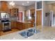 Well-lit kitchen with stainless steel appliances and granite countertops at 13151 Walters Rd, Martinsville, IN 46151