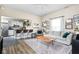 Combined living and kitchen area with an open floor plan, perfect for modern living at 1429 Linden St, Indianapolis, IN 46203
