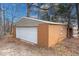 Detached two car garage at 268 E Hoover Dr, Princess Lakes, IN 46164