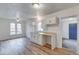 Open kitchen with sleek appliances, bright natural light, and a layout ideal for entertaining guests and cooking at 268 E Hoover Dr, Princess Lakes, IN 46164