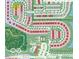 Community map displaying lot locations, street names, and nearby amenities such as a dog park and amenity center at 2766 Ruffian Dr, Westfield, IN 46074