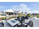 An outdoor fire pit and patio area with lounge seating, perfect for relaxing and enjoying the fresh air at 2766 Ruffian Dr, Westfield, IN 46074