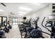 Modern gym featuring cardio equipment and sleek design at 2766 Ruffian Dr, Westfield, IN 46074