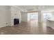 Living room featuring a fireplace and hardwood floors at 2766 Ruffian Dr, Westfield, IN 46074