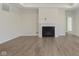Living room featuring a fireplace and hardwood floors at 2766 Ruffian Dr, Westfield, IN 46074
