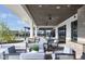 Inviting outdoor patio with comfortable seating and modern design at 2766 Ruffian Dr, Westfield, IN 46074