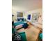 Bedroom area with large bed, art on wall and mirror/table at 2804 Paso Del Norte Dr, Indianapolis, IN 46227