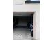 The garage is empty except for a parked motorcycle at 2804 Paso Del Norte Dr, Indianapolis, IN 46227
