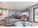 Cozy living room with comfortable seating, stylish rug, and natural light at 516 Hanover Dr, Anderson, IN 46012