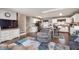 Open-concept living area with modern furnishings and bright natural lighting at 516 Hanover Dr, Anderson, IN 46012