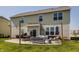 Charming backyard with a spacious patio, perfect for outdoor relaxation and entertaining guests at 5387 Crowley Pkwy, Whitestown, IN 46075