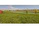 Scenic view of backyard, including pond and water tower at 5387 Crowley Pkwy, Whitestown, IN 46075
