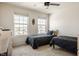Bright bedroom with two twin beds, and large windows, perfect for children or guests at 5387 Crowley Pkwy, Whitestown, IN 46075