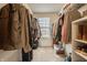 Spacious walk-in closet with ample storage, shelving, and room for organization at 5387 Crowley Pkwy, Whitestown, IN 46075