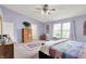 Peaceful main bedroom with a bed, carpet, and natural light, perfect for relaxation and rest at 5861 W Deerview Bnd, McCordsville, IN 46055