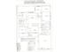 Architectural floor plan illustrating a home's layout, including the bedrooms, kitchen, and garage at 6098 Horizon Dr, Columbus, IN 47201