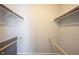 Walk-in closet with wood racks at 726 Westridge S Dr, Noblesville, IN 46062