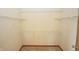 Walk-in closet with carpet and white metal shelving at 7421 Rogers Dr, Indianapolis, IN 46214