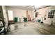 The spacious garage provides ample room for parking and storage, enhancing the home's functionality at 8201 E 250 S, Zionsville, IN 46077